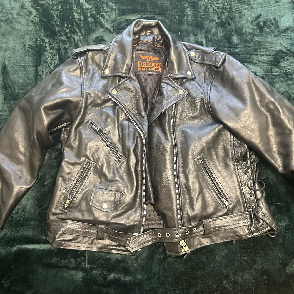 Men's Black Genuine Leather Jacket
